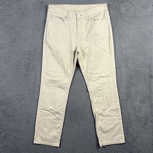 Levis 541 Jeans Mens 34x32 (Fits 32x30) Beige Tan Athletic Tapered Fit Stretch